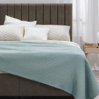 Κουβέρτα Πικέ Αιγαίον 250X240 / Nile Blue
